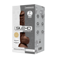 Коричневый фаллоимитатор SILEXD Model 3 7 - 17,5 см. - 1