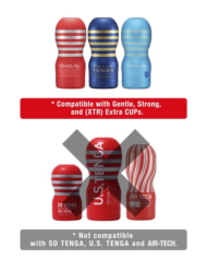 Набор Tenga Cup Vibrator 1st Set: вибратор Cup Vibrator, мастурбатор Original Vacuum Cup, мастурбатор Premium Original Vacuum Cup - 4