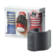 Набор Tenga Cup Vibrator 1st Set: вибратор Cup Vibrator, мастурбатор Original Vacuum Cup, мастурбатор Premium Original Vacuum Cup - 0