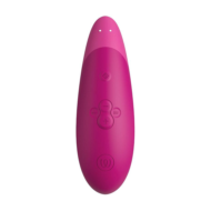 Розовый бесконтактный клиторальный стимулятор Womanizer Enhance с вибрацией - 3