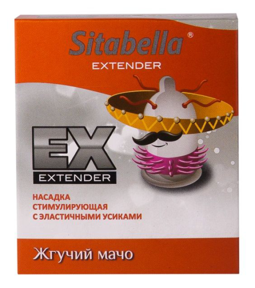 Стимулирующая насадка Sitabella Extender Жгучий мачо - 0