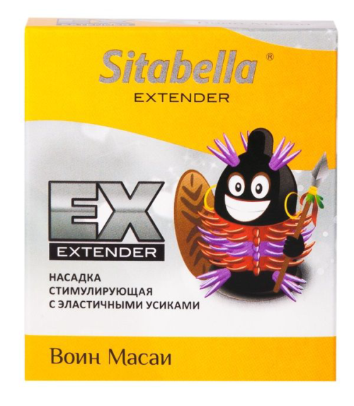 Стимулирующая насадка Sitabella Extender Воин Масаи - 0