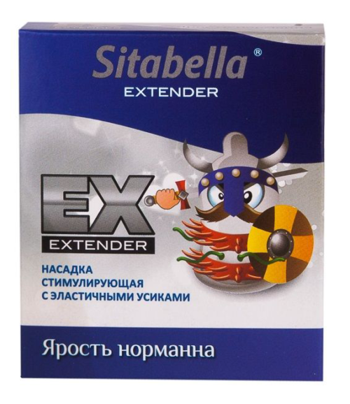 Стимулирующая насадка Sitabella Extender Ярость норманна - 0