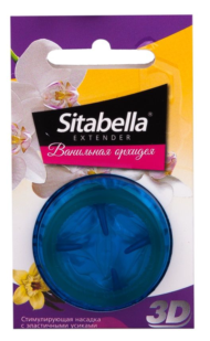 Насадка стимулирующая Sitabella 3D Ванильная орхидея с ароматом ванили и орхидеи - 0
