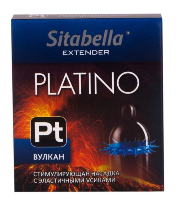 Стимулирующая насадка с усиками Platino Вулкан 