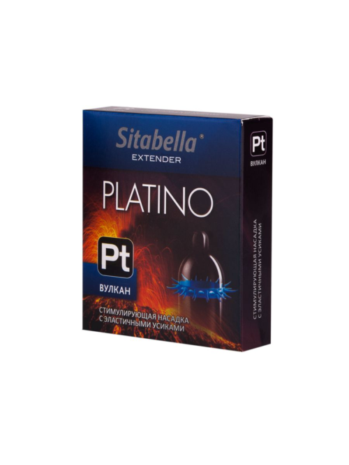 Стимулирующая насадка с усиками Platino Вулкан - 1