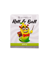 Стимулирующий презерватив-насадка Roll Ball Apple - 1