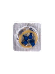 Стимулирующий презерватив-насадка Roll Ball Cherry - 3