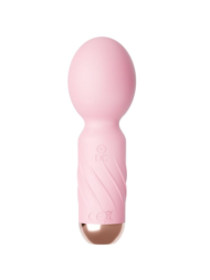 Нежно-розовый мини-вибратор Cute mini Wand - 1