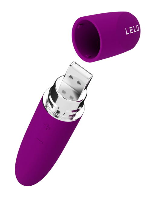 Лиловый вибратор для клитора Lelo Mia 3 - 11 см. - 1