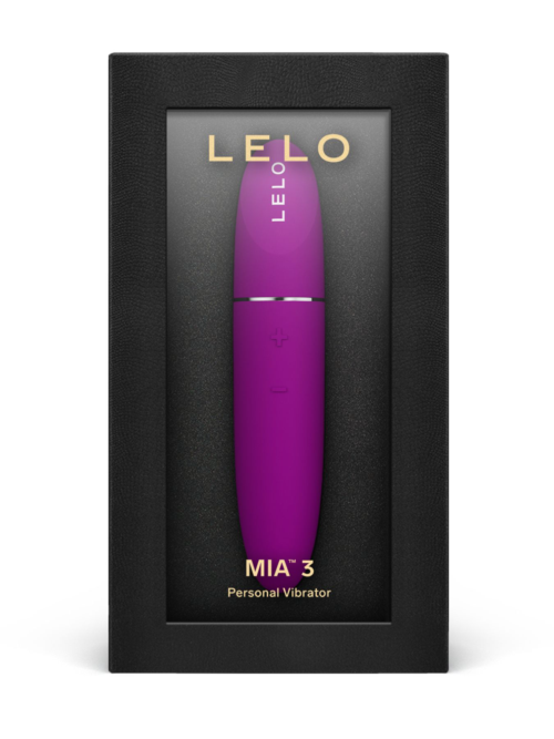Лиловый вибратор для клитора Lelo Mia 3 - 11 см. - 2