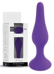Фиолетовая анальная втулка Silcone Purple Plug Extra Large - 15,5 см. - 1