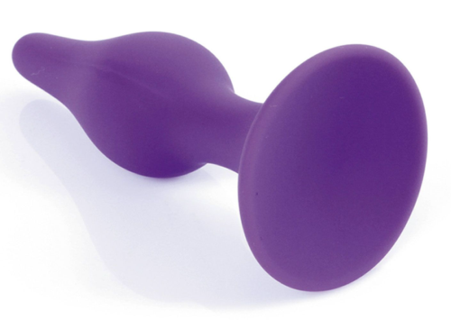 Фиолетовая анальная втулка Silcone Purple Plug Extra Large - 15,5 см. - 2