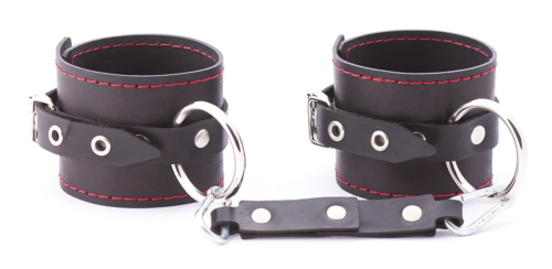 БДСМ-комплект: большая распорка и оковы - 0