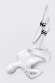 Серебристо-черные оковы Anonymo - 3