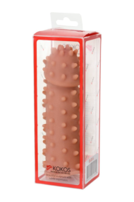 Насадка на фаллос с шипами и бугорками Extreme Sleeve 003 S-size - 12,7 см. - 5