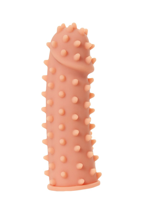 Насадка на фаллос с шипами и бугорками Extreme Sleeve 003 S-size - 12,7 см. - 2