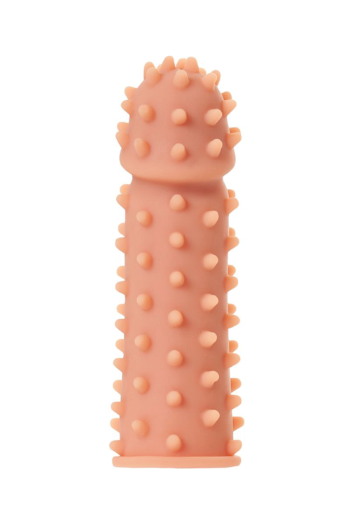 Насадка на фаллос с шипами и бугорками Extreme Sleeve 003 S-size - 12,7 см. - 3