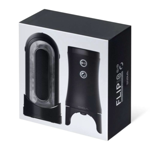 Набор Tenga Flip Zero Electronic Vibrotation: мастурбатор с вибрацией и устройство вращения - 1