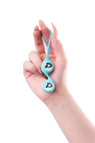 Голубые вагинальные шарики Futa - 5