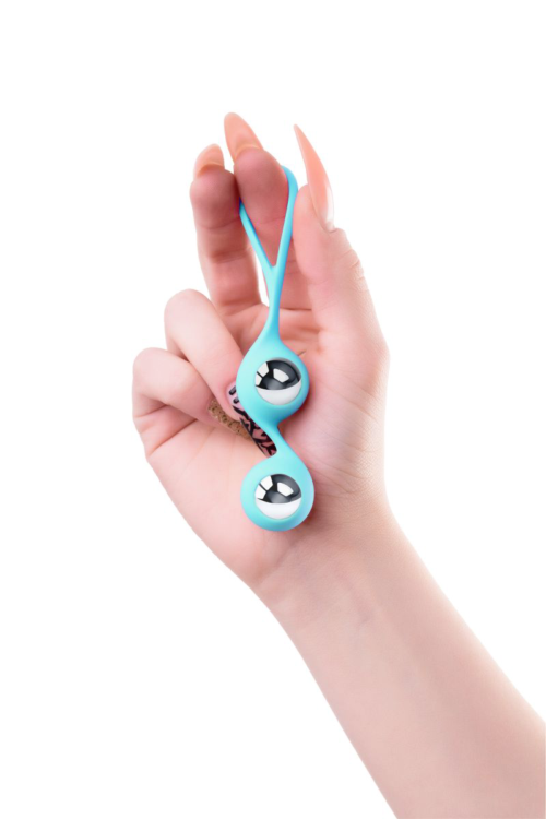 Голубые вагинальные шарики Futa - 5