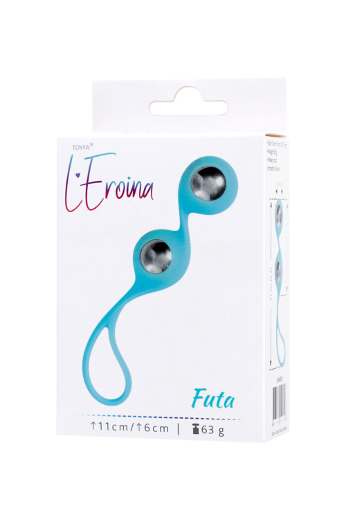 Голубые вагинальные шарики Futa - 6