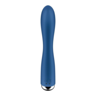 Синий вибратор-кролик с ротацией Spinning Rabbit 1 - 20 см. - 4