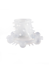 Стимулирующая насадка на пенис с несколькими видами рельефа - 3