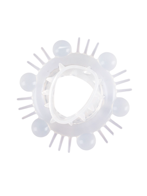 Стимулирующая насадка на пенис с несколькими видами рельефа - 2