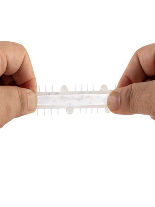 Стимулирующая насадка на пенис с несколькими видами рельефа - 4