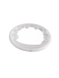 Эрекционное кольцо с мягкой стимулирующей насадкой - 3