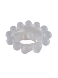 Эластичное эрекционное кольцо с двумя рядами шариков - 5