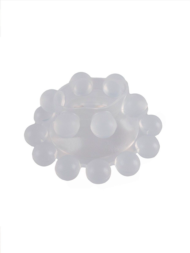 Эластичное эрекционное кольцо с двумя рядами шариков - 6