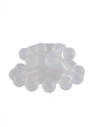 Эластичное эрекционное кольцо с двумя рядами шариков - 7