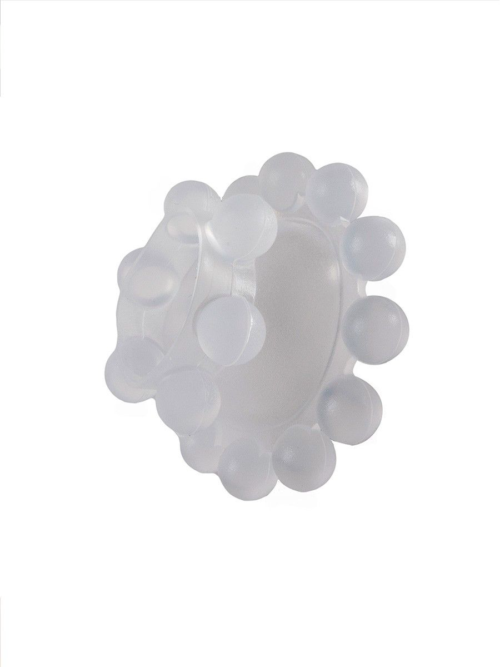 Эластичное эрекционное кольцо с двумя рядами шариков - 4