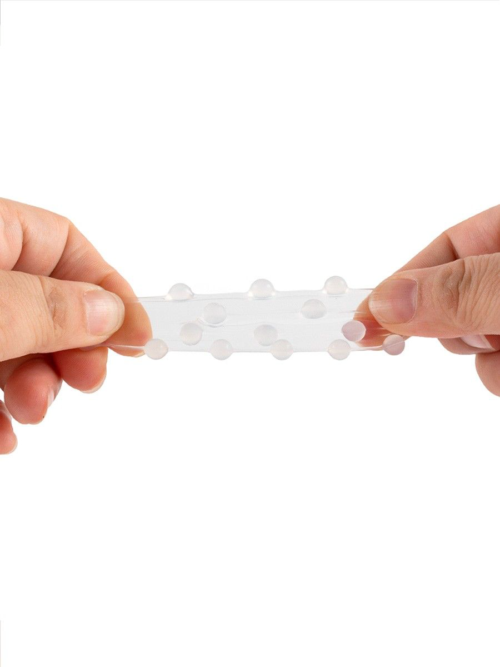 Эластичное эрекционное кольцо с двумя рядами шариков - 8