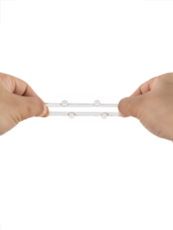 Прозрачное эрекционное кольцо с 6 стимулирующими шариками - 6