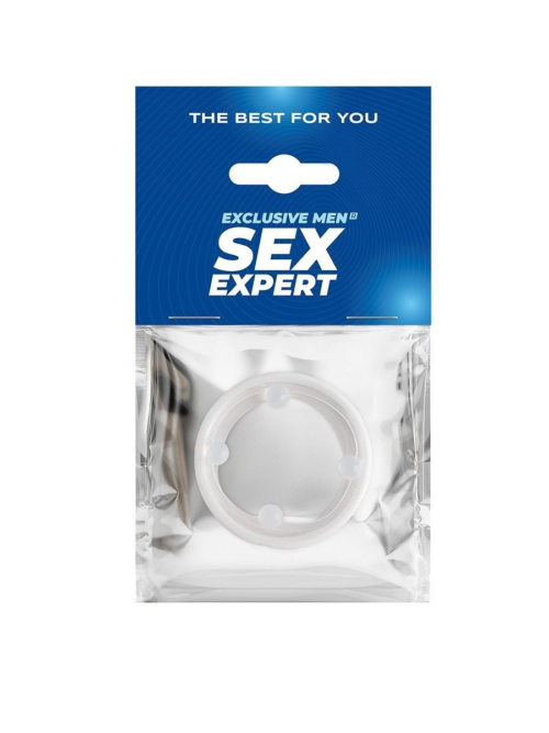 Эрекционное кольцо с 4 стимулирующими шариками - 1