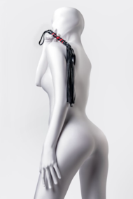 Черно-красный флоггер Anonymo - 45 см. - 2