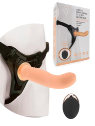 Женский вибрострапон со съемной насадкой и пультом ДУ - 1