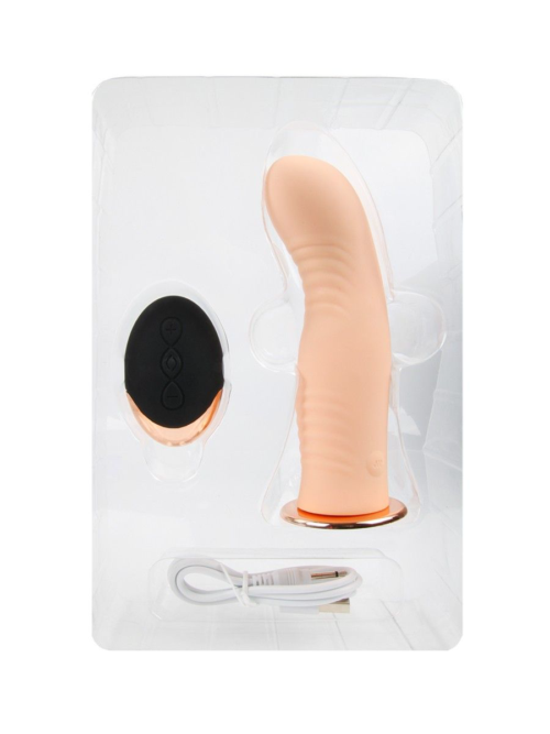 Женский вибрострапон со съемной насадкой и пультом ДУ - 2