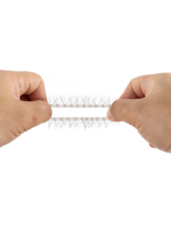 Круглое эрекционное кольцо с «ресничками» - 6