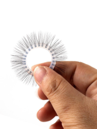 Круглое эрекционное кольцо с «ресничками» - 7