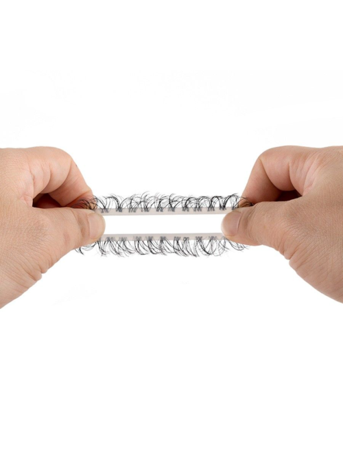 Эластичное эрекционное колечко с черными «ресничками» - 7