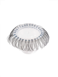 Эластичное эрекционное кольцо с длинными черными «ресничками» - 4