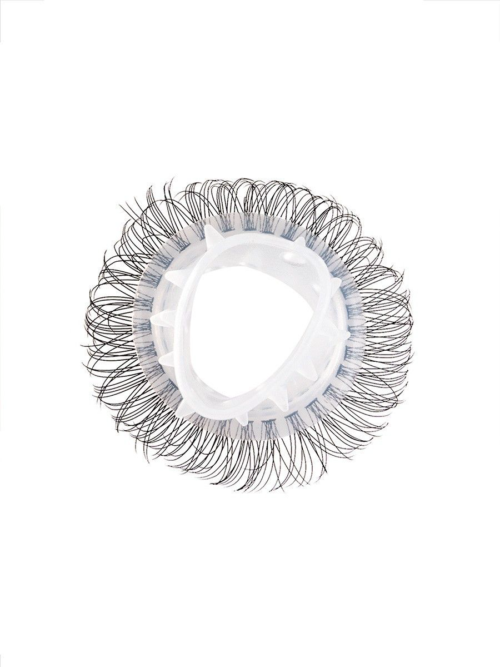 Эластичное эрекционное кольцо с длинными черными «ресничками» - 2