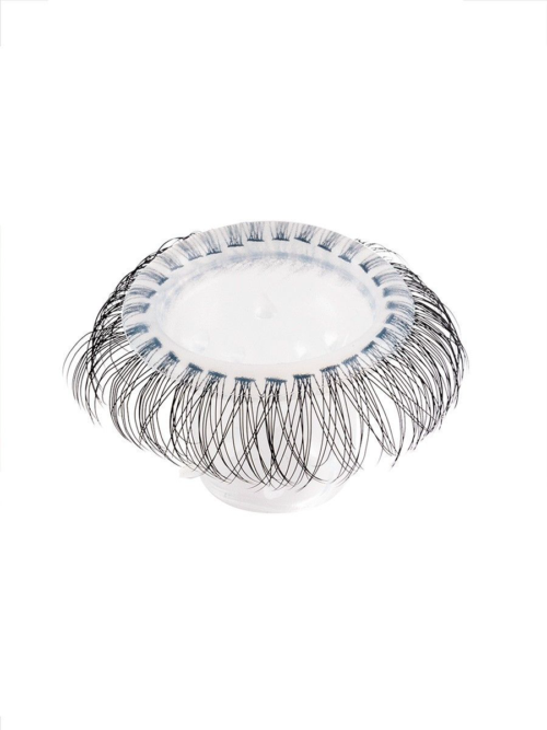 Эластичное эрекционное кольцо с длинными черными «ресничками» - 4