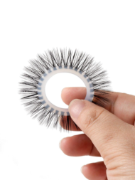 Круглое эрекционное кольцо с длинными «ресничками» - 7