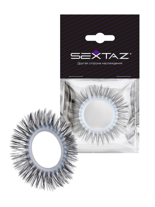 Круглое эрекционное кольцо с длинными «ресничками» - 0