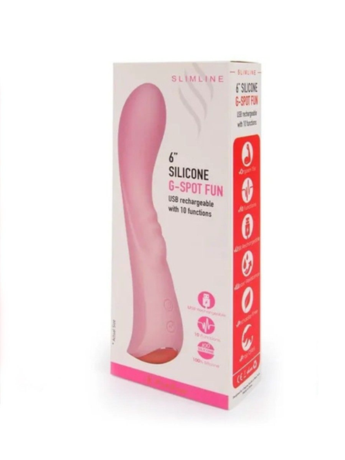 Малиновый вибратор для G-стимуляции - 19,1 см. - 3